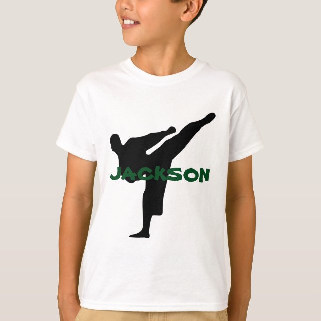 T-shirt Chemise personnalisée de karaté (Devant)