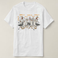 Chemise personnalisée de professeur aux mouettes,