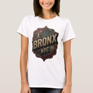 T-shirt Chemise personnalisée Or BRONX NYC