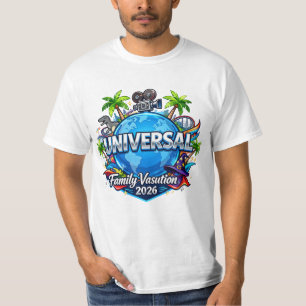 T-shirt Chemise personnalisée pour vacances en famille à U