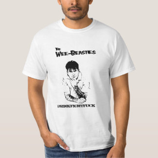 T-shirt Chemise Petite-Beasties de combat de boissons