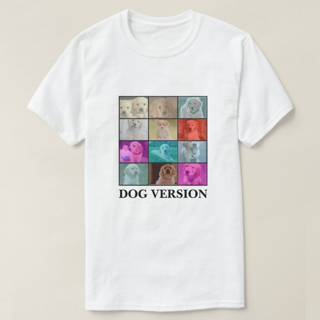 T-shirt Chemise photo 12 Chien | Visite de version chien (Design devant)