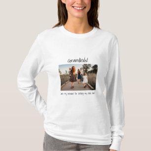 T-shirt Chemise photo personnalisée de grand-mère