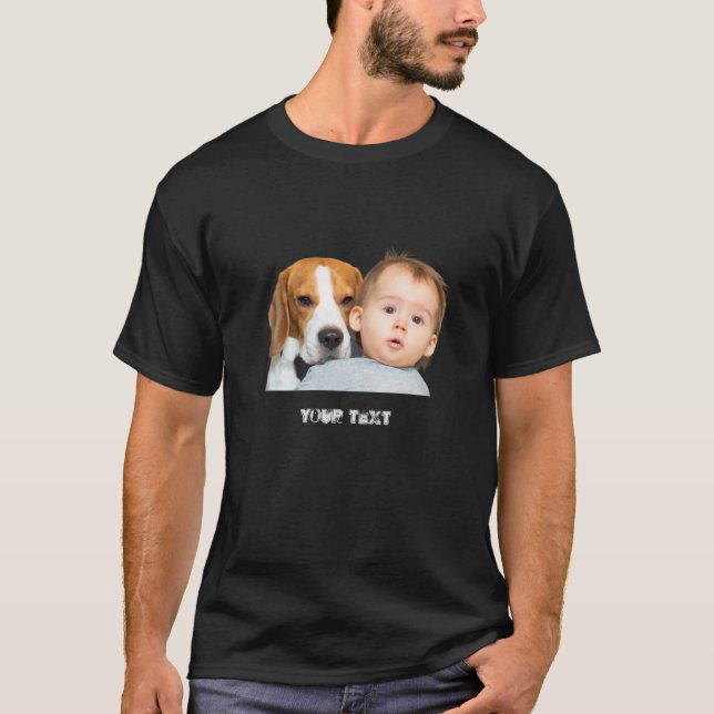 T-shirt Chemise photo personnalisée pour animaux de compag (Devant)