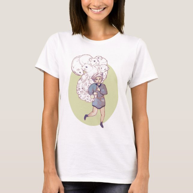 T-shirt chemise pie de joueur de pipeau (Devant)