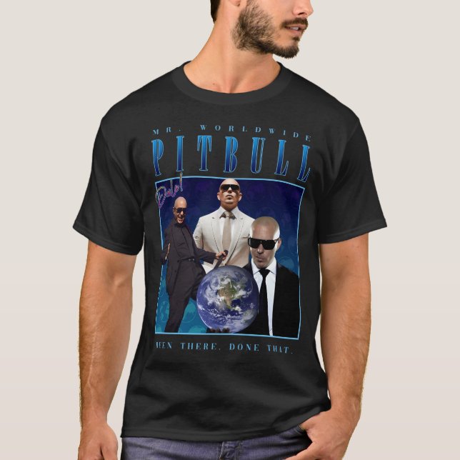 T-shirt Chemise Pitbull Homage (Parodie) (Devant)