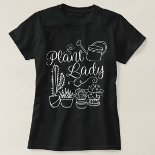 T-shirt Chemise Plant Lady esthétique Maman plante mignonn