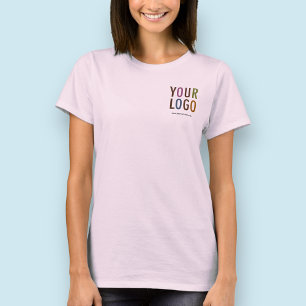 T-shirt Chemise Polo Rose Femmes avec logo personnalisé Pa