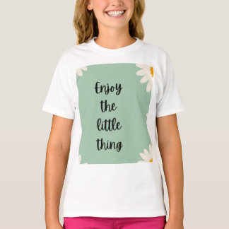 T-shirt Chemise positive pour les filles