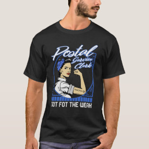 T-shirt Chemise postale, Commis de service postal Pas pour