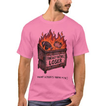 Chemise Poubelle Brûlante pour le Perdant de Fanta