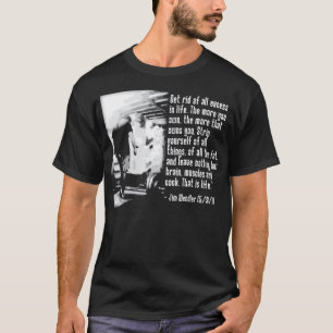 T-shirt Chemise pour ascenseur - Simplicité - Citation Jim