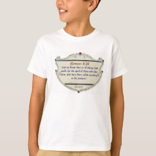 T-shirt Chemise pour enfants Shield Christian 'Romains 8:2