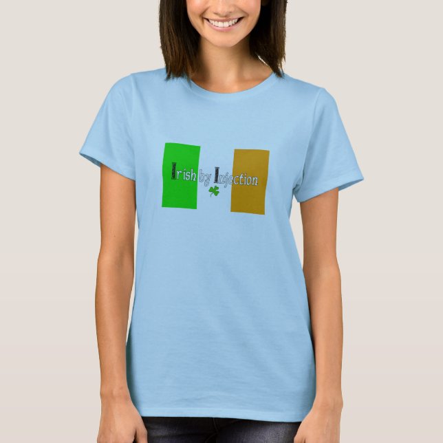 T-shirt Chemise pour femmes Irlandais par Injection (Devant)