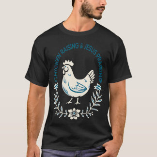 T-shirt Chemise pour hommes et femmes pour élever des poul