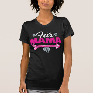 T-shirt Chemise pour les amoureux des animaux Fur Mama pou