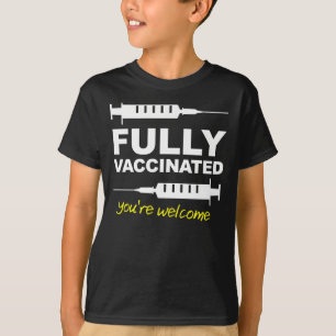 T-shirt Chemise pour tout-petits enfants complètement vacc