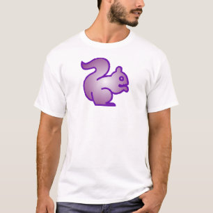 T-shirt Chemise pourpre d'écureuil