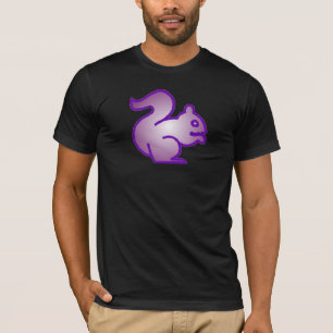T-shirt Chemise pourpre d'écureuil