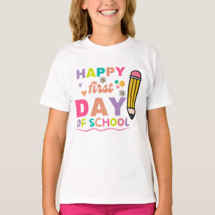 T-shirt Chemise Premier Jour d'École, Enseignant