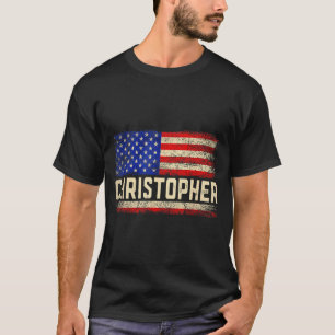 T-shirt Chemise prénom Christopher Prénom Amer