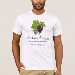 T-shirt Chemise promotionnelle de vigne
