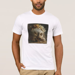 T-shirt Chemise Punk in Vanitas – Art Gothique de Crâne