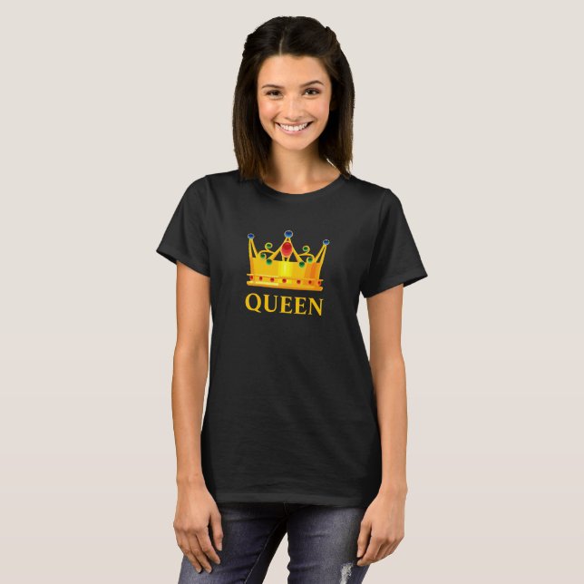 T-shirt Chemise Queen - Chemise King Correspondante Dans L (Devant entier)