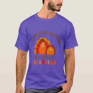 T-shirt Chemise raglan grand frère de Thanksgiving chemise