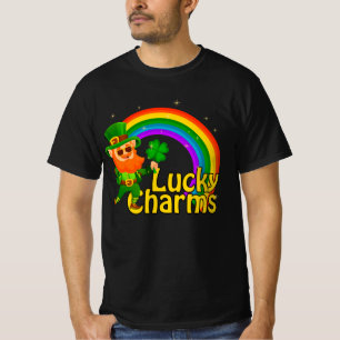 T-shirt Chemise Rainbow Lucky Charms, Jour de l'Saint Patr