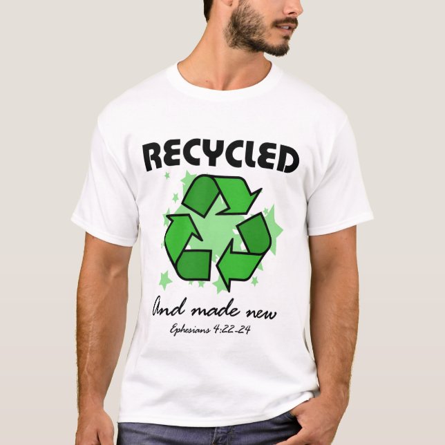 T-shirt Chemise "Recyclée" (Devant)