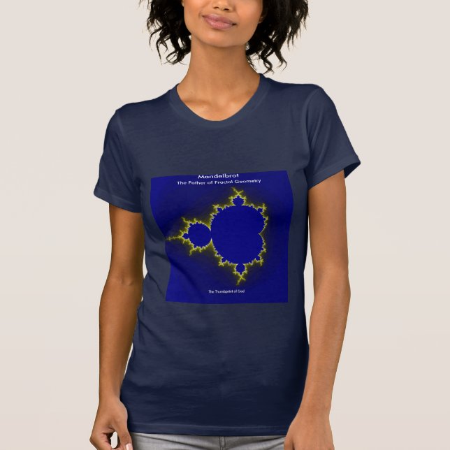 T-shirt Chemise réglée de fractale de Mandelbrot (Devant)
