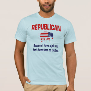 T-shirt Chemise républicaine drôle de protestation