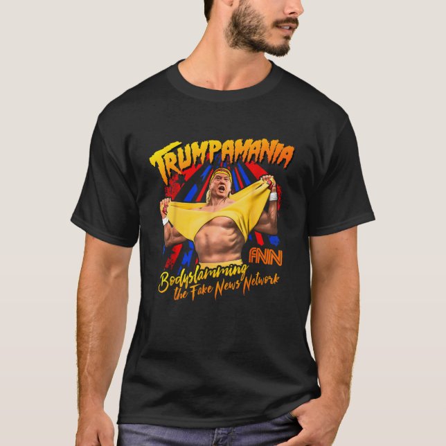 T-shirt Chemise républicaine Trump 2024 TRUMPAMANIA (Devant)