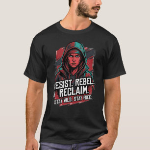 T-shirt Chemise Résistez Rebelle Reprenez – Motivation Str