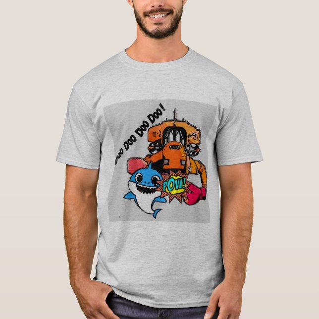 T-shirt Chemise robot Shark Punch 2 (Devant)