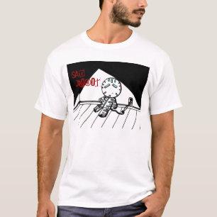 T-shirt Chemise robot triste