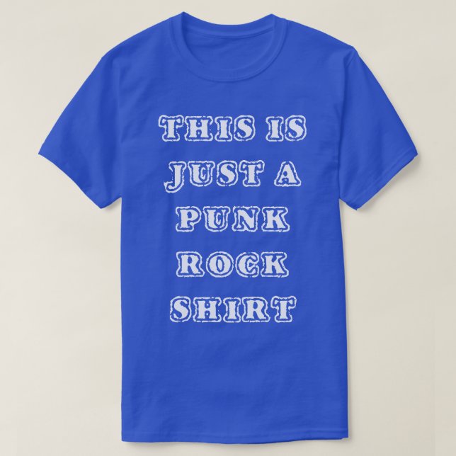 T-shirt Chemise Rock Punk (Design devant)