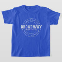 Chemise ronde pour enfants de l'école primaire de 