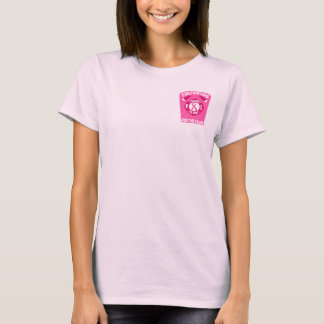 T-shirt Chemise rose de devoir du héros des femmes