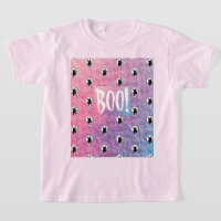 Chemise rose d'Halloween pour enfant par la poète