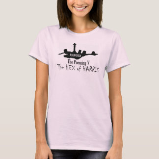 T-shirt Chemise rose douce et Éffrayante