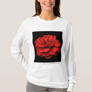 T-shirt Chemise rouge de camélia