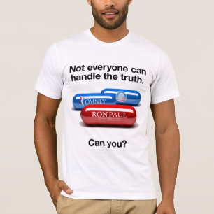 T-shirt Chemise rouge de pilule de Ron Paul
