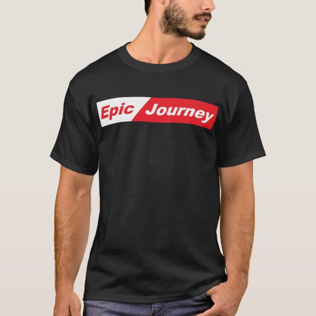 T-shirt Chemise rouge et blanc épopée du voyage (Devant)