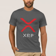 Chemise rouge et blanche d'ondulation de XRP du