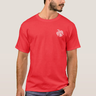 T-shirt Chemise rouge et bleue de garde de Varangian de