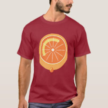 Chemise rouge orange