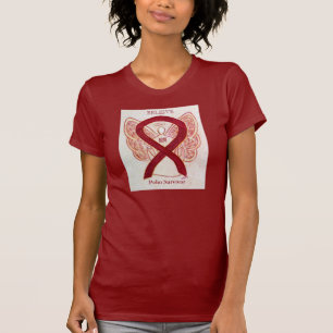T-shirt Chemise ruban de sensibilisation au survivant de l