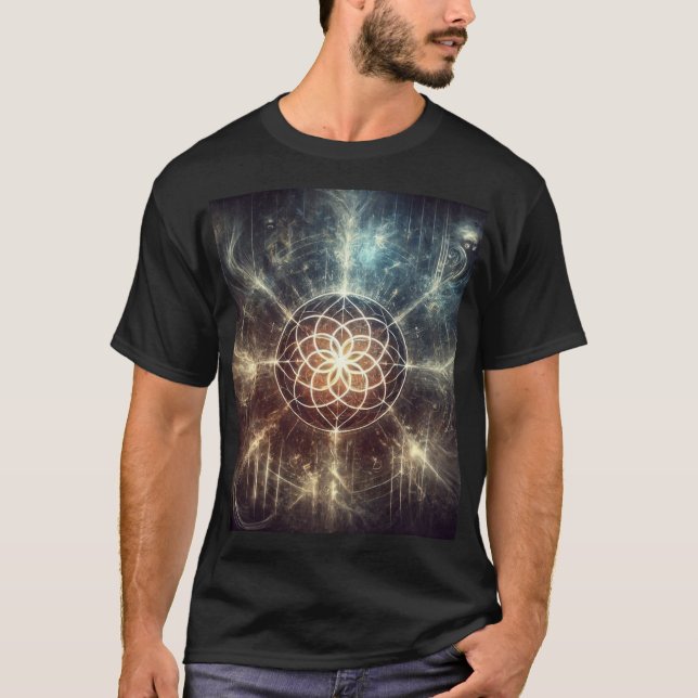 T-shirt Chemise Saint Mandala (Devant)